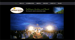 Desktop Screenshot of dahilayangardensandresort.com